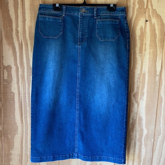 Christopher & Banks Dresses & Skirts - Denim Jean Skirt!💙